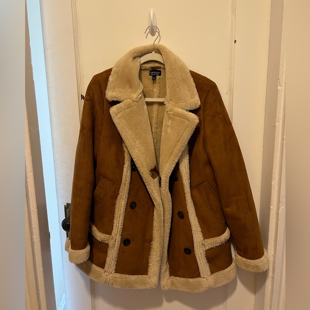 TopShop Fuzzy Coat